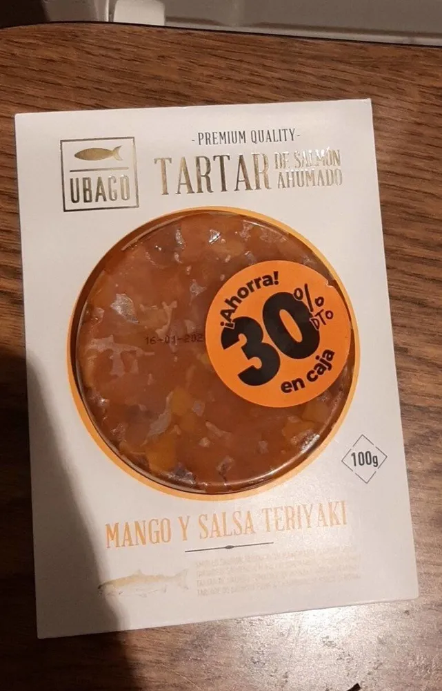 Tartar de salmón ahumado