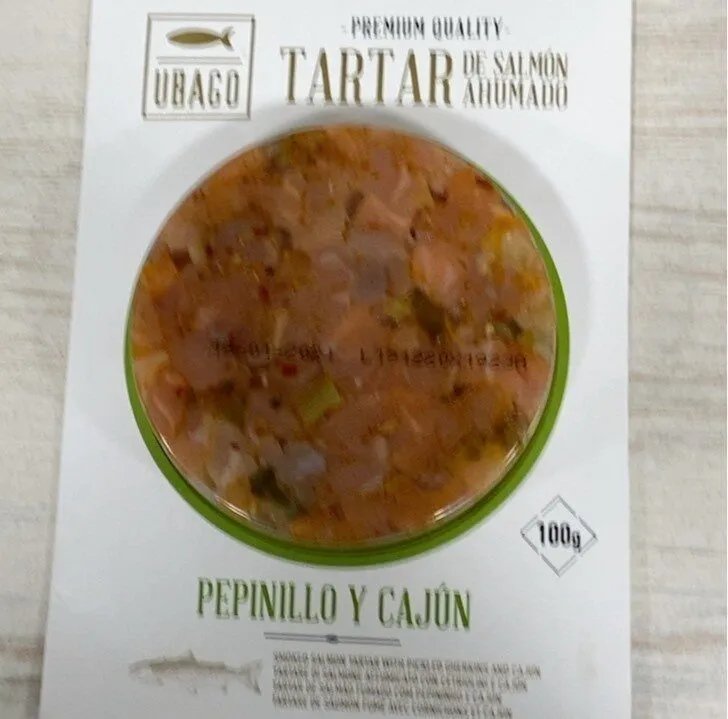 Tartar de salmón ahumado