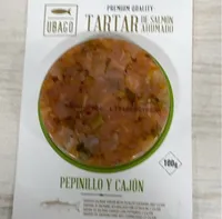 Tartar de salmón ahumado
