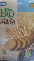 Galletas maría bio