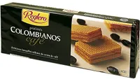 Colombianos barquillos rellenos de crema de café