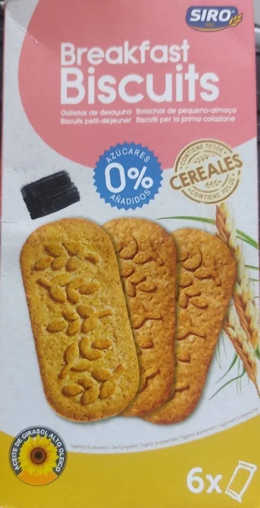 Breakfast biscuits