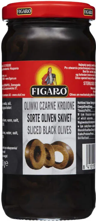 Oliwki Czarne Krojone