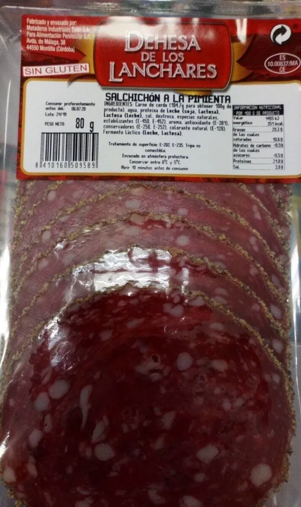 Salchichón a la Pimienta