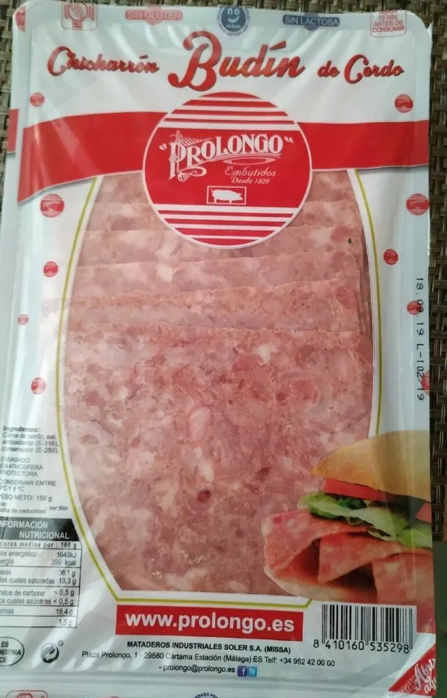 Budin de Cerdo
