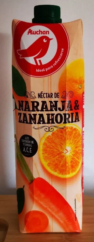 Néctar de naranja y zanahoria
