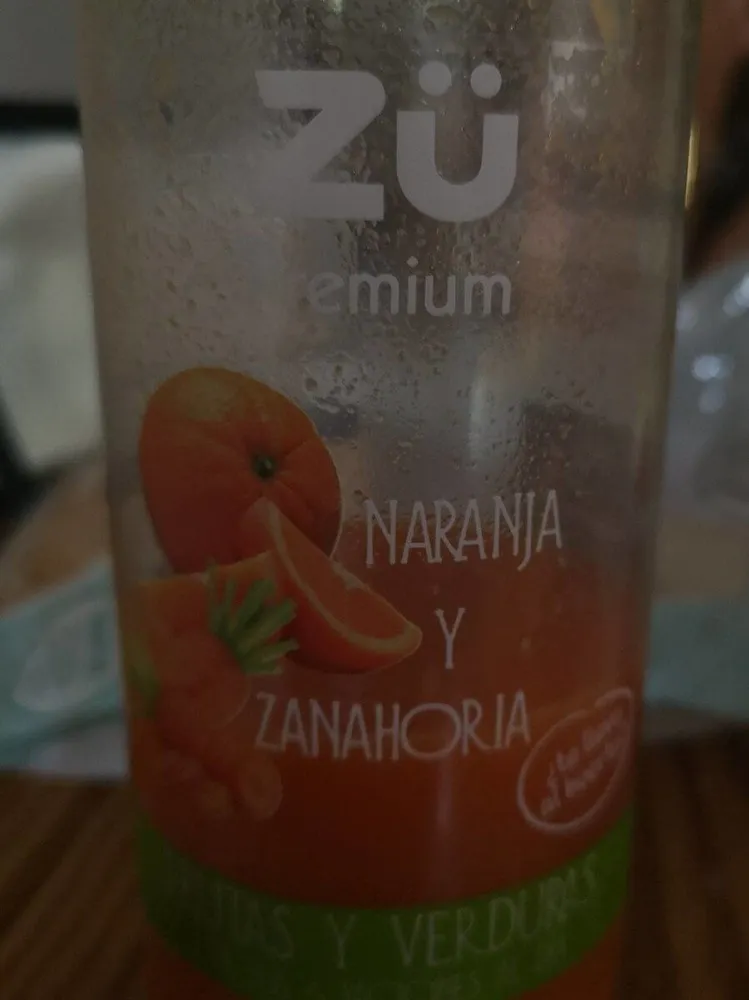 Zumo naranja y zanahoria