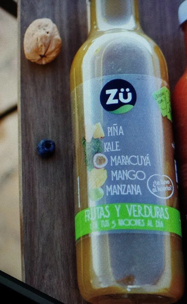 Piña, Kale, Maracuyá, Mango, Manzana