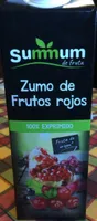 Zumo de frutos rojos