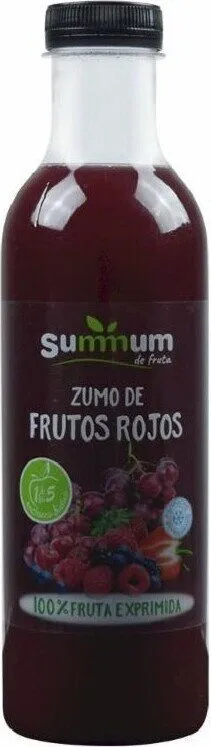 Zumo de frutos rojos