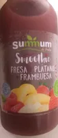 Smoothie fresa+platano +frambuesa