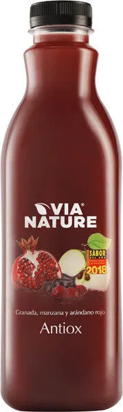 Antiox bebida de zumo exprimido de granada, manzana