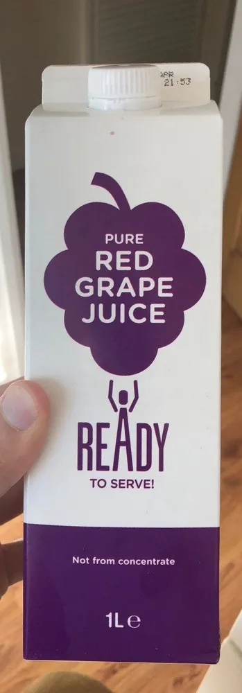Pure red grape juice