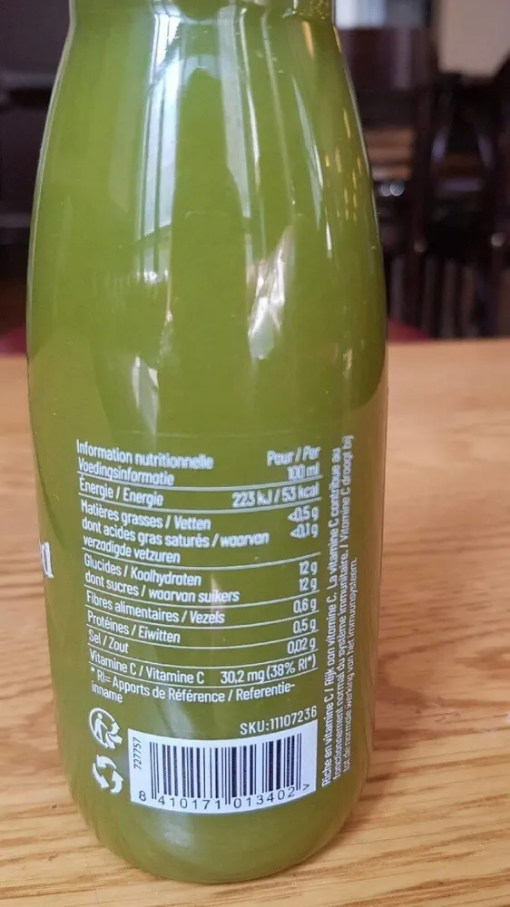 Coldplay pressed smoothie