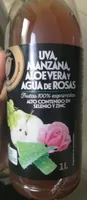 Uva, manzana, aloe vera y agua de rosas
