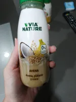 bebida de zumo de frutas y avena