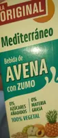 Bebida de avena con zumo