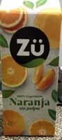 Naranja sin pulpa
