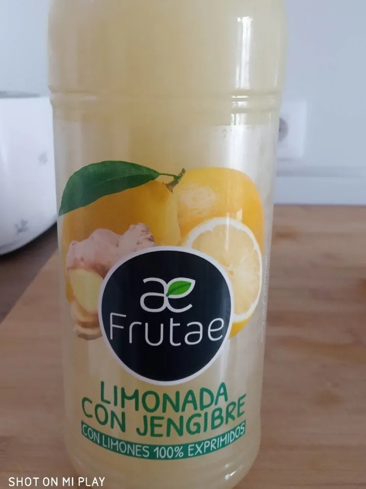 Limonada con jengibre