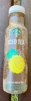 Iced tea lemon mint tea