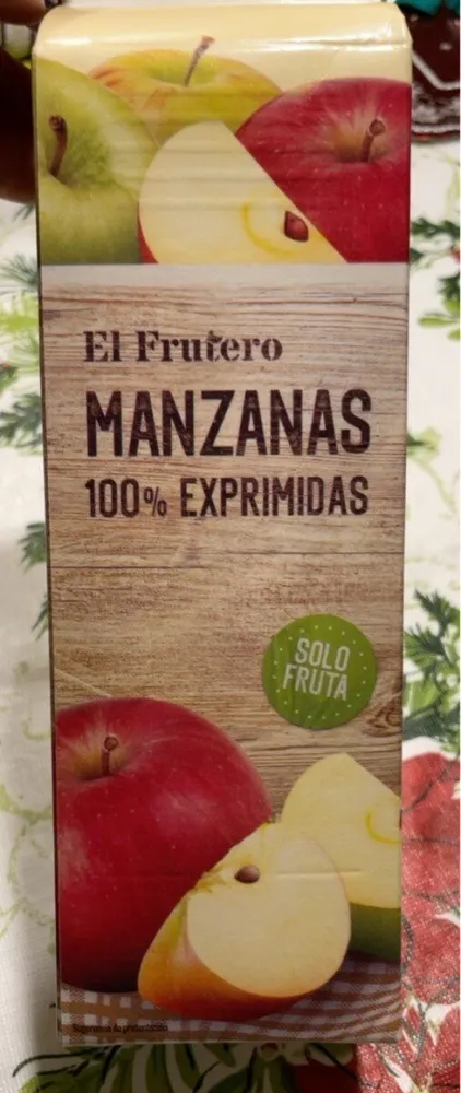 Manzanas exprimidas 100%