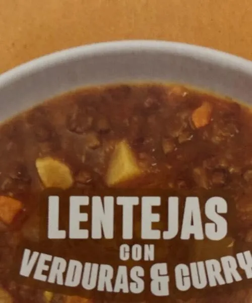 Lentejas con verduras y curry