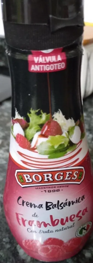Crema balsámica de frambuesa