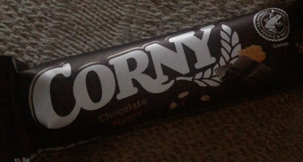 Barrita de cereales con chocolate