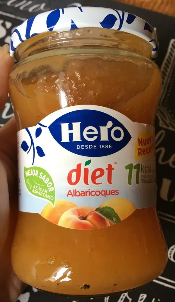 Mermelada de albaricoques diet