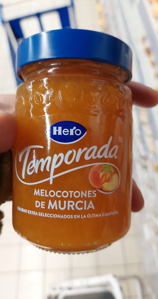 Mermelada de melocotón de temporada de Murcia