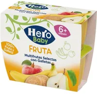 Fruta multifrutas selectas con galletas