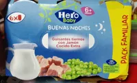 Buenas noches guisantes tiernos con jamón cocido extra
