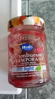 Mermelada de frambuesas de temporada light