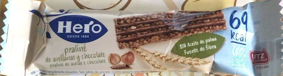 Barritas energeticas praliné