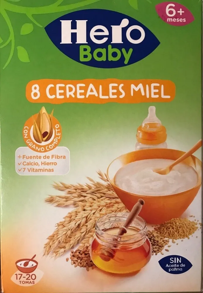 8 cereales con miel
