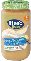 Crema de bechamel con lenguado