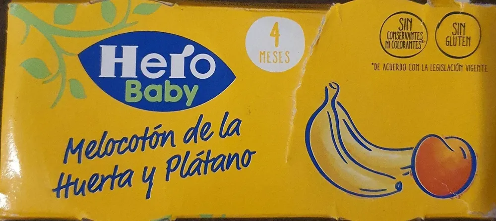 Melocotón de la huerta y plátano