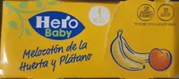 Melocotón de la huerta y plátano