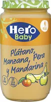 Tarrito de plátano, manzana, pera y mandarina