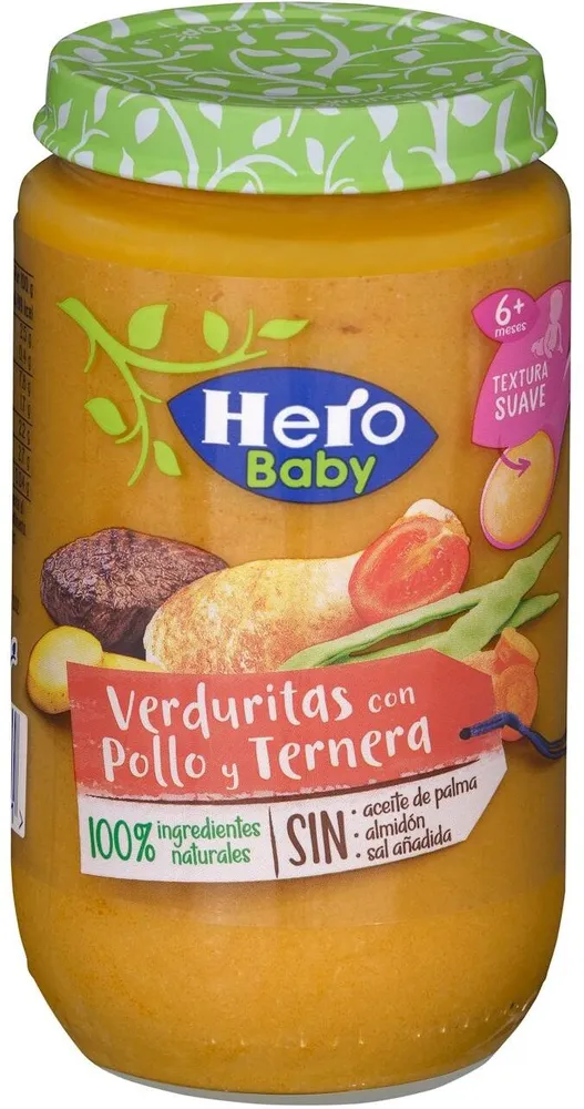Natur verduritas con pollo y ternera