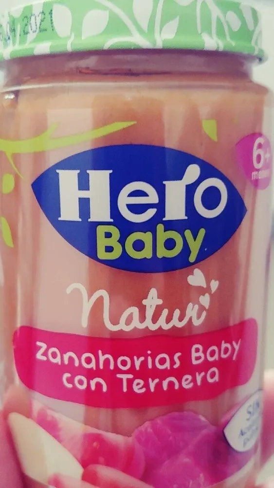 Natur zanahorias baby con ternera