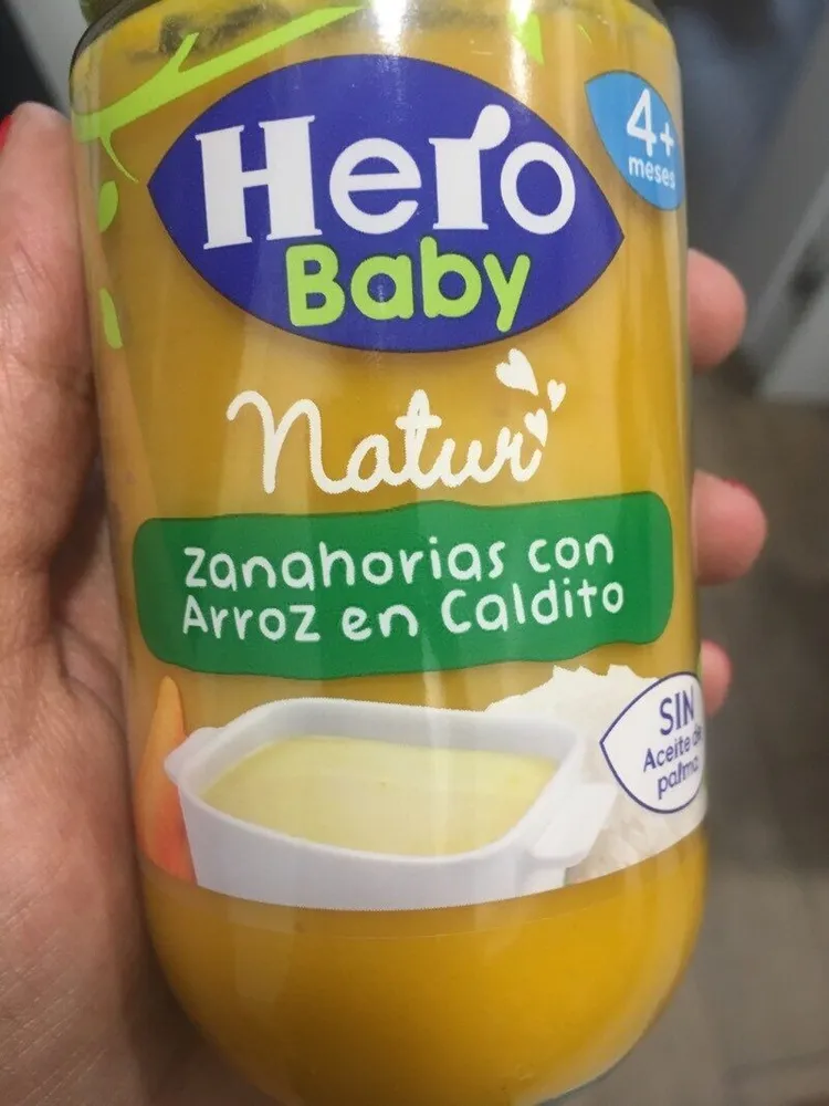 Zanahorias con arroz en caldito de pollo