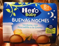 Potito Hero Buenas Noches Verduras con pescadilla a la crema