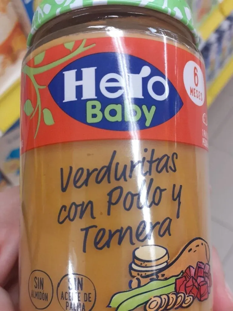 Potito verduritas con pollo y ternera