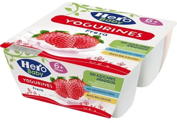 Yogurines sabor fresa