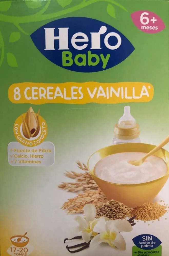 8 cereales con vainilla
