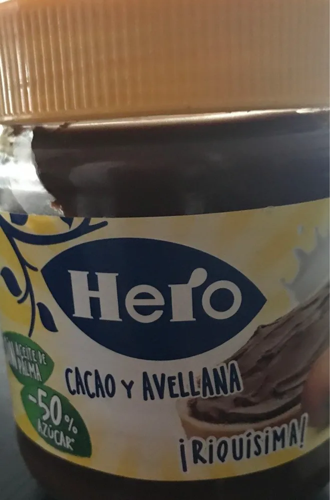 Crema de cacao y avellana