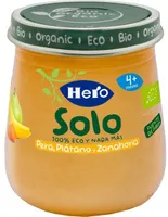 Tarrito de pera plátano y zanahoria ecológico