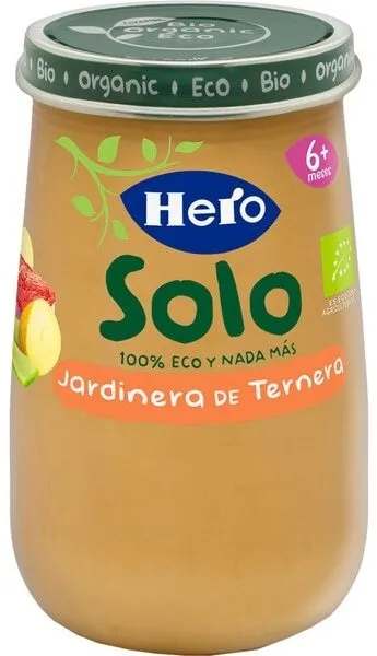 Hero Baby Tarrito De Jardinera De Ternera Ecológic