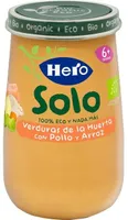 Verduras de la huerta con pollo y arroz